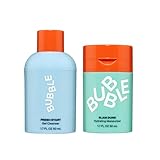 Bubble Skincare Slam Dunk Face Moisturizer for Dry Skin (50ml) + Fresh Start Exfoliating Gel Cleanser (50 ml)