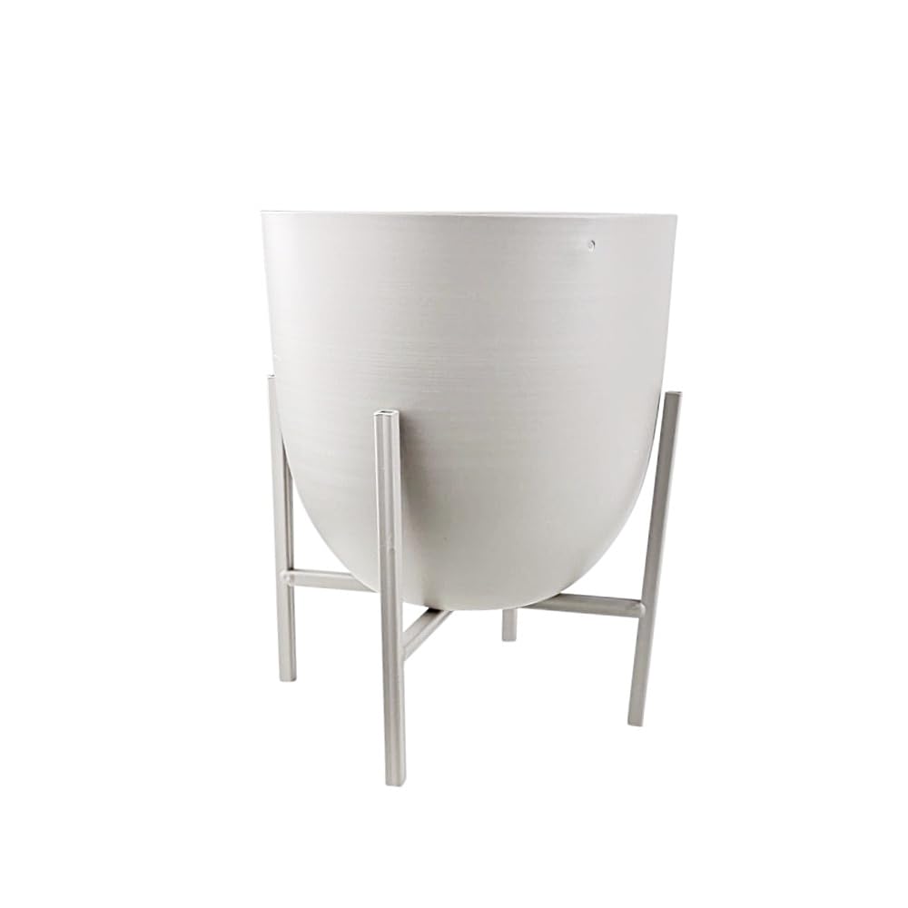 Übertopf-Set Kilana Metall 2-teilig Metall Beige.