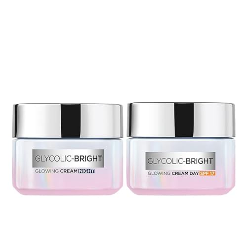 L'Oreal Paris L'Oréal Paris Glycolic Bright Spf 17 Day Cream And Night Cream 50Ml +50Ml