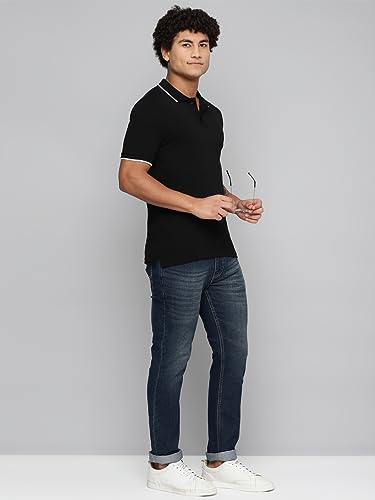 Image of Allen Cooper Relaxed Comfortable Mid Rise Denim Jeans for Men