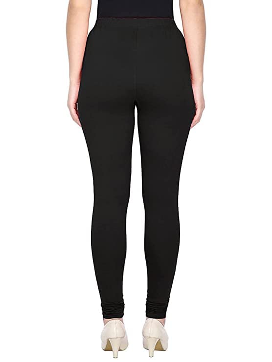 Image of Drishti Fashion Products Cotton Churidar Plain Womens & Girls Leggings