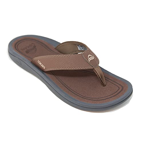 Lokani Men's Flip Flops, Sandals For Men With Cushioned Arch Support #TOP2