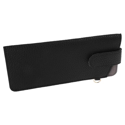 ULDIGI Portable Pu Sunglasses Case with Neckhanging Strap for Women Compact and Protective Soft Eyeglasses Organizer Bag with Fashionable Minimalist French Artistic Style for Holiday