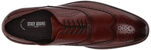 Stacy Adams Men's Dunbar-Wingtip Oxford, Cognac, 12 #TOP4
