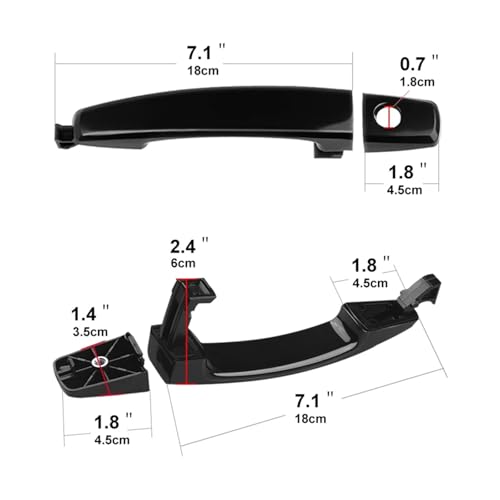 Poignées de porte Captiva et Aveo extérieures cassées : pack de remplacement complet