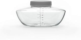 Elvie | Breast Milk Storage Bottles | Nursing Accessories | Pack of 3 Bottles with 150ml Lid