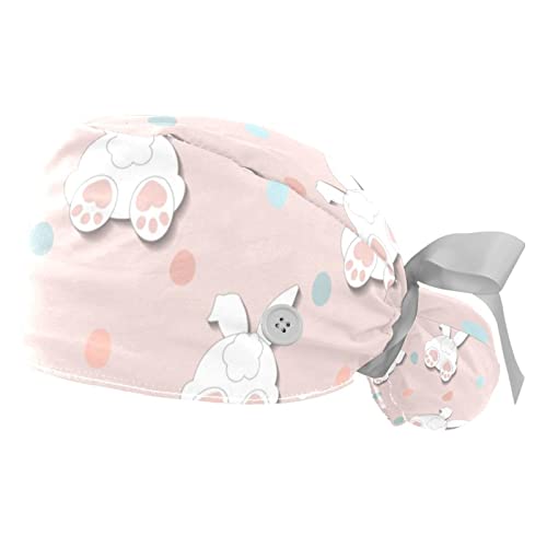 Chapeaux de travail respirants pour hommes femmes JDEZ casquettes bouffantes mignonnes