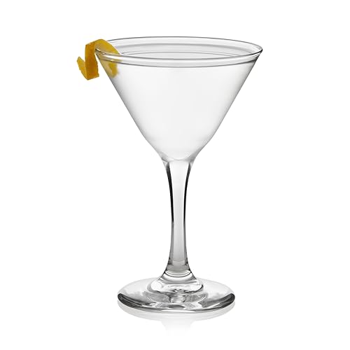 Libbey Martini Party Glasses, 7.5-ounce, Set of 12