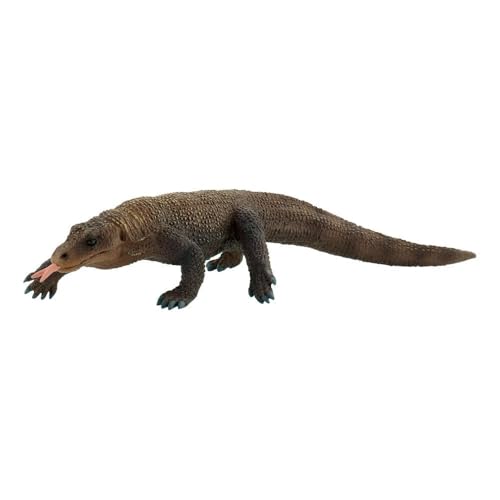 Bullyland 63695 Figurine de Jeu Komodowaran, env. 18 cm, détaillée, sans PVC, idéal comme Petit Cadeau pour Les Enfants à partir de 3 Ans