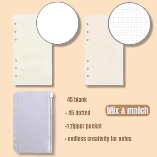 Journal de voyage esthétique A6 rechargeable pour ne plus perdre vos notes