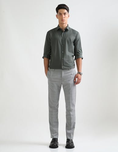 Image of Arrow New York Men's Solid Slim Fit Shirt
