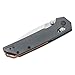 Kershaw Iridium Folding Pocket Knife, 3.4 inch D2 Steel Blade, DuraLock Locking Mechanism, Grey Aluminum Handle, Pocketclip