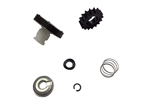 ENGINERUN 696541 Starter Drive Gear Repair Kit Assembly 16 Teeth Compatible with Briggs and Stratton 497606 696541 Replacement Parts Ref Rotary 9854 Stens 435-859