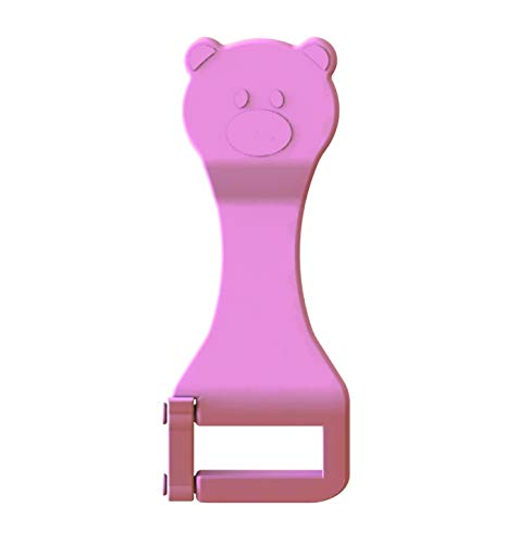 Bear Buddy Unbuckle Assistant Easy Buckle Release Aid for Children and Parents to Unbuckle (Pink)