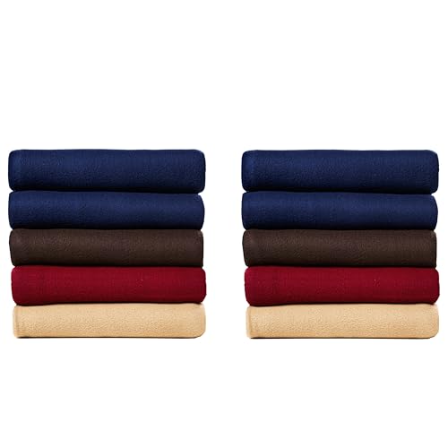 Image of CHANDRAVATI Stylish Polar Fleece Single Bed AC Fleece Wool Blanket - 58x88 Inch || Skin Friendly || Plain || (20)