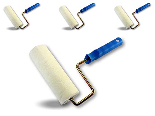 Kibros R_422_180cx3 Pack of 3 Velvet Lacquered Paint Roller 80 mm Roll Width 180 mm