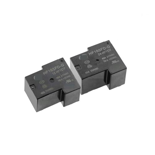 Relé HF165FD-G-12-HY1STF lote de 5 piezas para placas de circuito 40A 4 pines 2