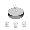 Amazon Brand - Solimo Wax Tealight Candles (Set of 100, Unscented) #1