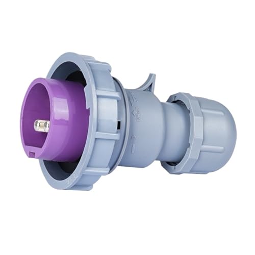Enchufe industrial 16A impermeable IP67 con conexión de dos polos 2