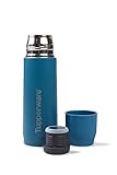 Tritura turbo TUPPERWARE Chef-serie thermoskan 520 ml blauw turquoise thermoskan
