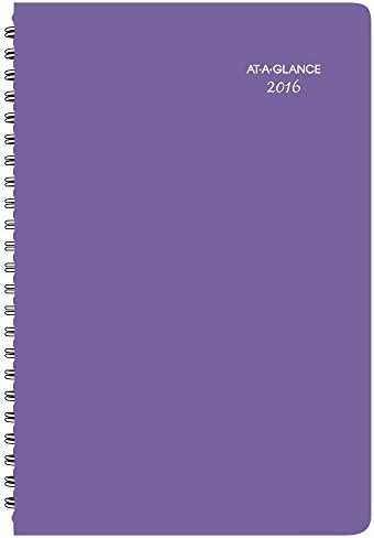 AT-A-GLANCE Weekly / Monthly Appointment Book 2016, 4.88 x 8 Inches, Beautiful Day, Lavender (938P-200)