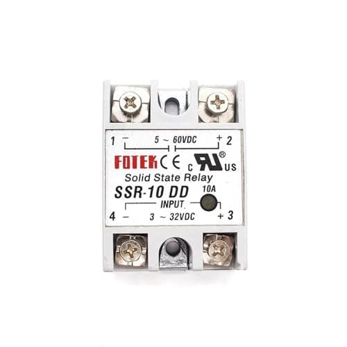Relé de estado sólido 12v 24v SSR-40DD CC para control de automatización industrial