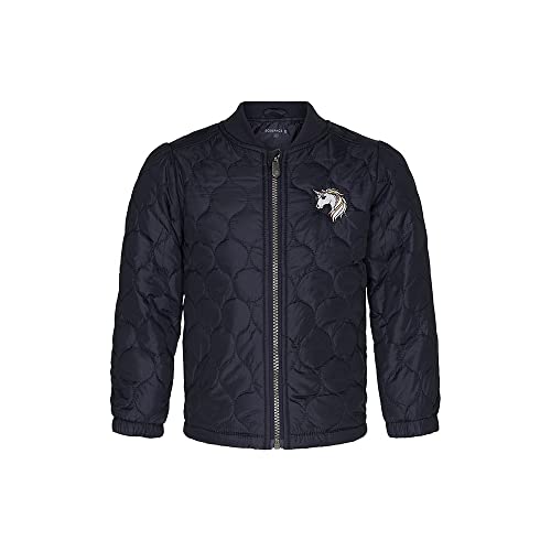 Veste matelassée Hala Navy enfant blouson équitation licorne bleu