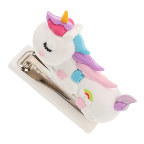 PRETYZOOM Grapadora Pequeña Portátil Diseño Unicornio Reutilizable para Oficina Estudiantes Casa Ligera Antideslizante Regalo Escolar