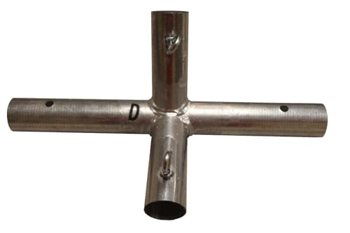 4-Way Side Tee Fitting Replacement Fitting | Steel Part for...
