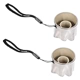 GLSTOY 2個 傘ハンドルアクセサリー 折りたたみ傘の持ち手 傘のグリップ交換 傘の頑丈なハンドル 折りたたみ傘のハンドル 傘の交換ハンドル 折り畳み傘のハンドル交換 傘用品 プラスチック