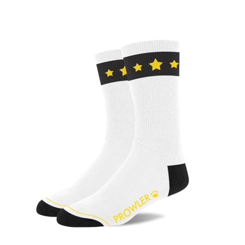 Prowler Paire de chaussettes élégantes Gold Star - Taille 39-45, noir/jaune, 6-11