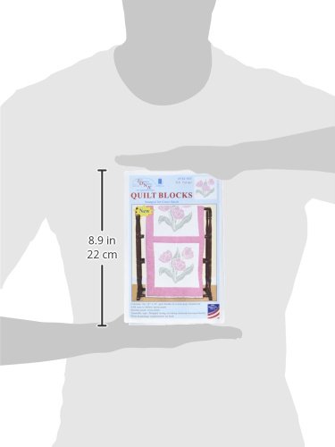 Jack Dempsey Quilt Blocks 'XX Sterne' – 6 Stück, 45,7x45,7 Cm, Baumwolle/Polyester, Zum Nähen
