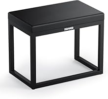 𝐌𝐢𝐧𝐢𝐦𝐚𝐥𝐢𝐬𝐭 𝐃𝐞𝐬𝐢𝐠𝐧: Featuring sleek black metal and clean lines, this piano bench embodies a minimalist aesthetic that complements modern, simple home decor perfectly. 𝐏𝐫𝐞𝐦𝐢𝐮𝐦 𝐐𝐮𝐚𝐥𝐢𝐭𝐲: The bench surface is crafted with soft, durable synthetic leather ...