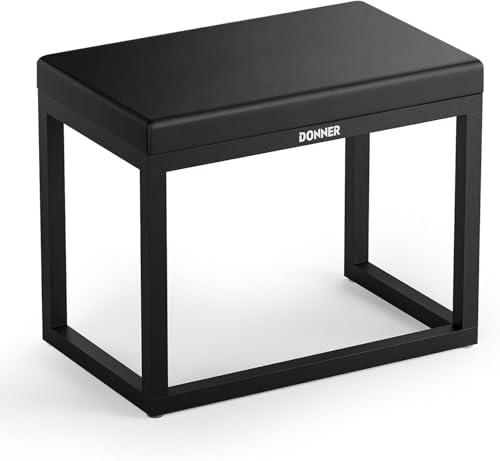 Donner Piano Bench, Home Style Corrosion Resistant Keyboard Stool, Modern