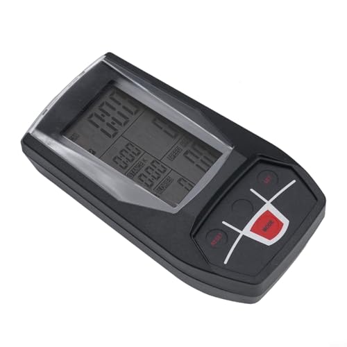 Sileduove 1 velocímetro para bicicleta estática, computadora de ciclismo con orificio de audio de 3,5 mm, monitoreo preciso y pantalla clara, para monitores de velocidad, kilometraje y salida calórica