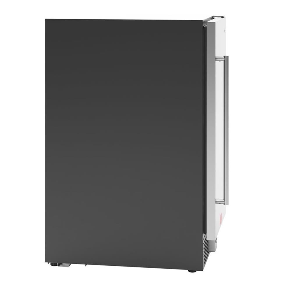 Pemberly Row Stainless Steel Built-In Refrigerator And Beverage Cooler, 3 Cu. Ft., Under-Counter Design, Interior LED Light, Custom Temperature Control, Compact Bar Or Kitchen Drink And Snack Storage on Fridge.com - View 6