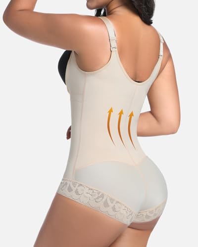 Image of Fajas Colombianas Shapewear for Women Tummy Control,Faja Body Shaper Butt Lifter Bodysuit