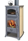 - Hervorragendes Preis-Leistungs-Verhältnis - Preiswertes und umweltfreundliches Heizen mit Holz - Korpus hochwertig gussgrau, hitzebeständig lackiert - Brennraum mit Schamotte - Zeitlose Optik - Großes Backfach zum Kochen und Backen