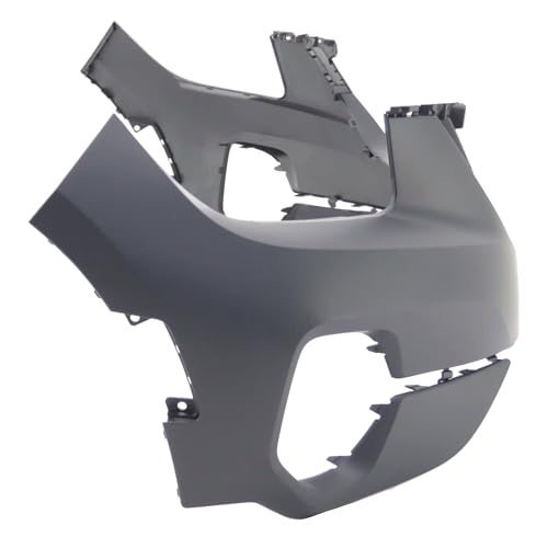 Image of FitParts Compatible with Kia Seltos 2021-2022 Front Upper Bumper Cover | Primed, With Fog Light Holes, With Tow Hook Hole, Ready to Paint, OEM 86511Q5300, KI1014113