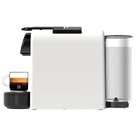 NESPRESSO DE’LONGHI Essenza Mini Mattweiß Original Kapselmaschine | ultrakompaktes Design | 25 Sek. Aufheizzeit | 2 Tassengrößen | 19 Bar Druck | Kaffeemaschine EN85.WMT – Ansicht 4