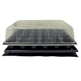 CAPACITÉ ÉLEVÉE: Plaque alvéolée de 150, 104, 54, 35, 24 compartiments individuels pour démarrer de nombreuses variétés de graines simultanément.