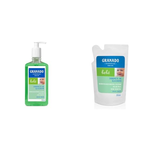 Granado Sabonete Liquido Bebe Erva doce 250Ml + Granado Refil Sabonete Líquido Bebê Erva doce, 250ml