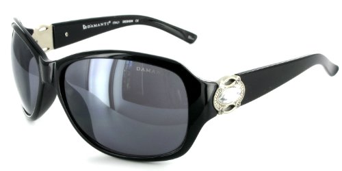 D'Amanti 82020 Fashion Sunglasses with Hand-Inlaid Austrian Crystals