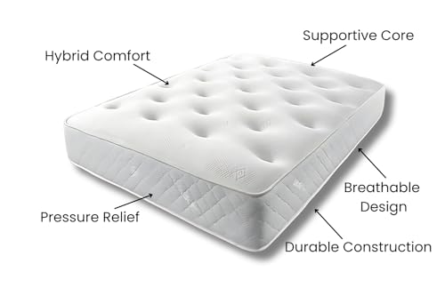 Reliance Ortho Divan bed doubel 4ft 6 with mattress and headboard and 2 drawers - Double (4'6)