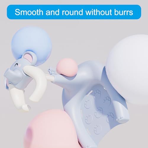Support de bain bébé debout éléphant réglable avec base antidérapante - 3