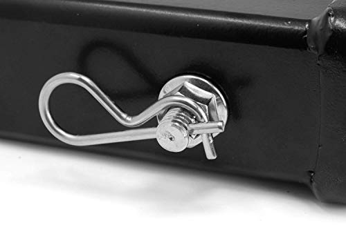 100% Stainless Steel Trailer Hitch Pin Anti-Rattle No Wobble Bolt Keeper Grip Clip Kit, 5/8-Inch Pin Diameter Fits 2 1/2 In. Receivers #TOP3