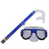 Taille et confort : l'ensemble de lunettes de plongée et tuba est spécialement conçu pour les s, avec une buse en silicone souple, légère et confortable à porter. Il assure un ajustement parfait tout en offrant un maximum de confort pendant les activités sous-marines.