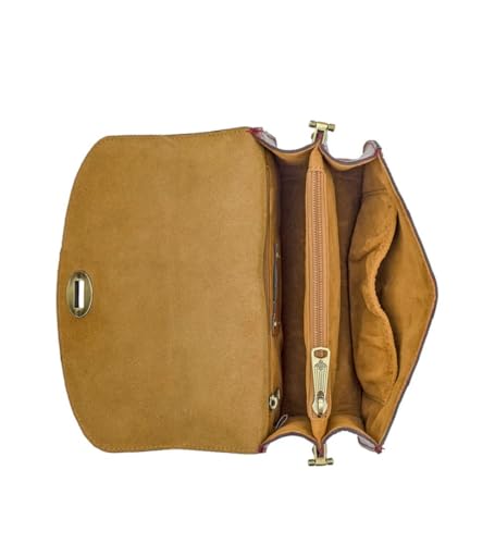 Patricia Nash Leather Ruthie Crossbody with Top Handle in Western Wallpaper4