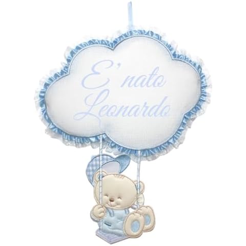 Personalised Baby Bear Bow with Name Cover