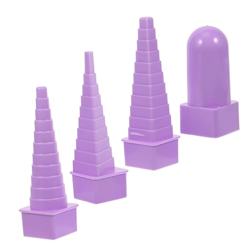 IWOWHERO 4Pcs Paper Quilling Tower for DIY Crafts Convenient Wire Winding Tool for Paper Quilling Projects for Home School and Creative